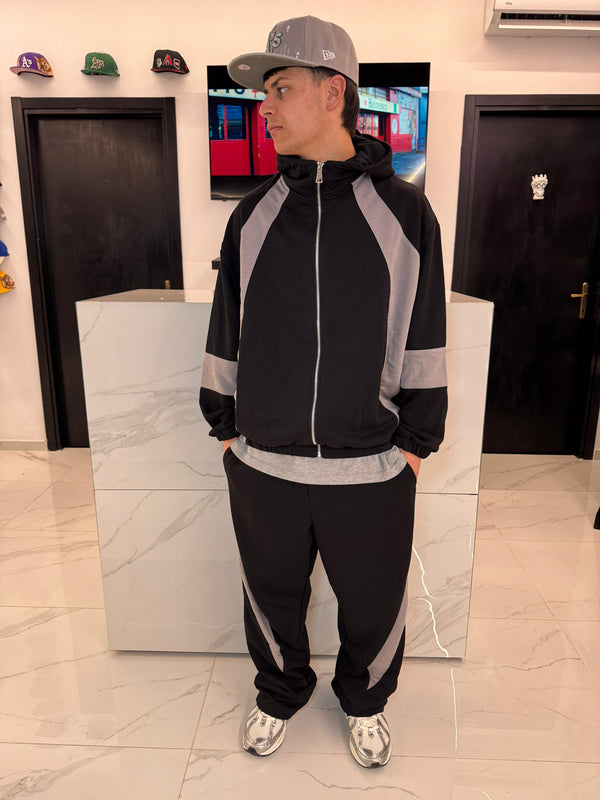 Completo tuta Garzata Baggy Duca Homme | Felpa Pantalone Streetwear