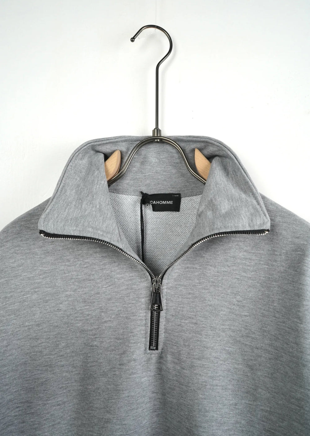 Felpa Mezza Zip Garzata Uomo | Duca Hpmme