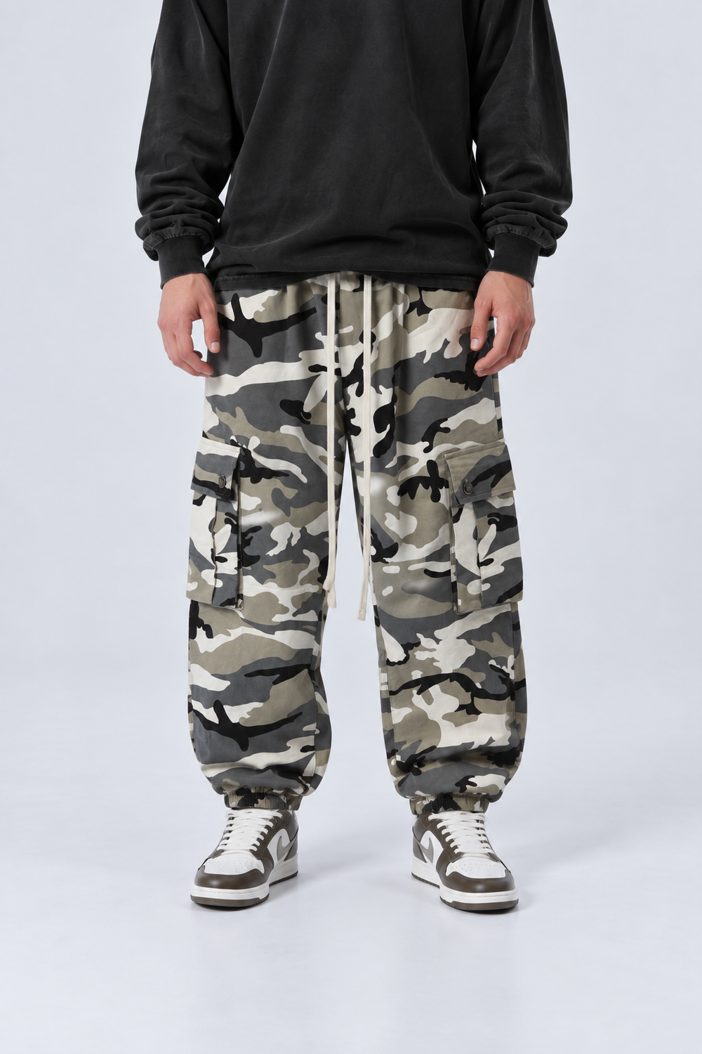 Pantalone Camo Fondo Stretto | Duca Homme