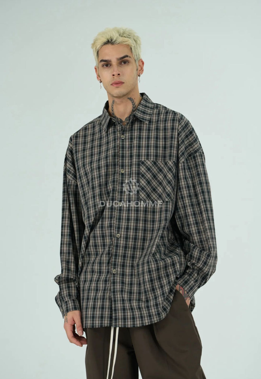 Camicia a Quadri Uomo Duca Homme |