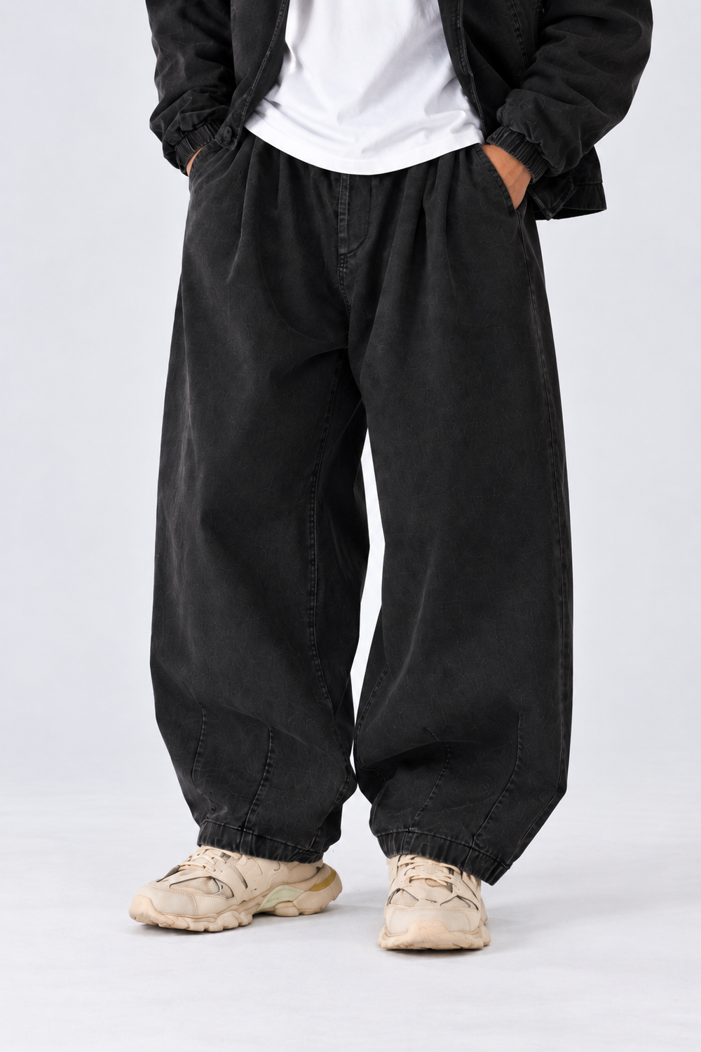 Completo Camicia Denim | Duca Homme (nero)