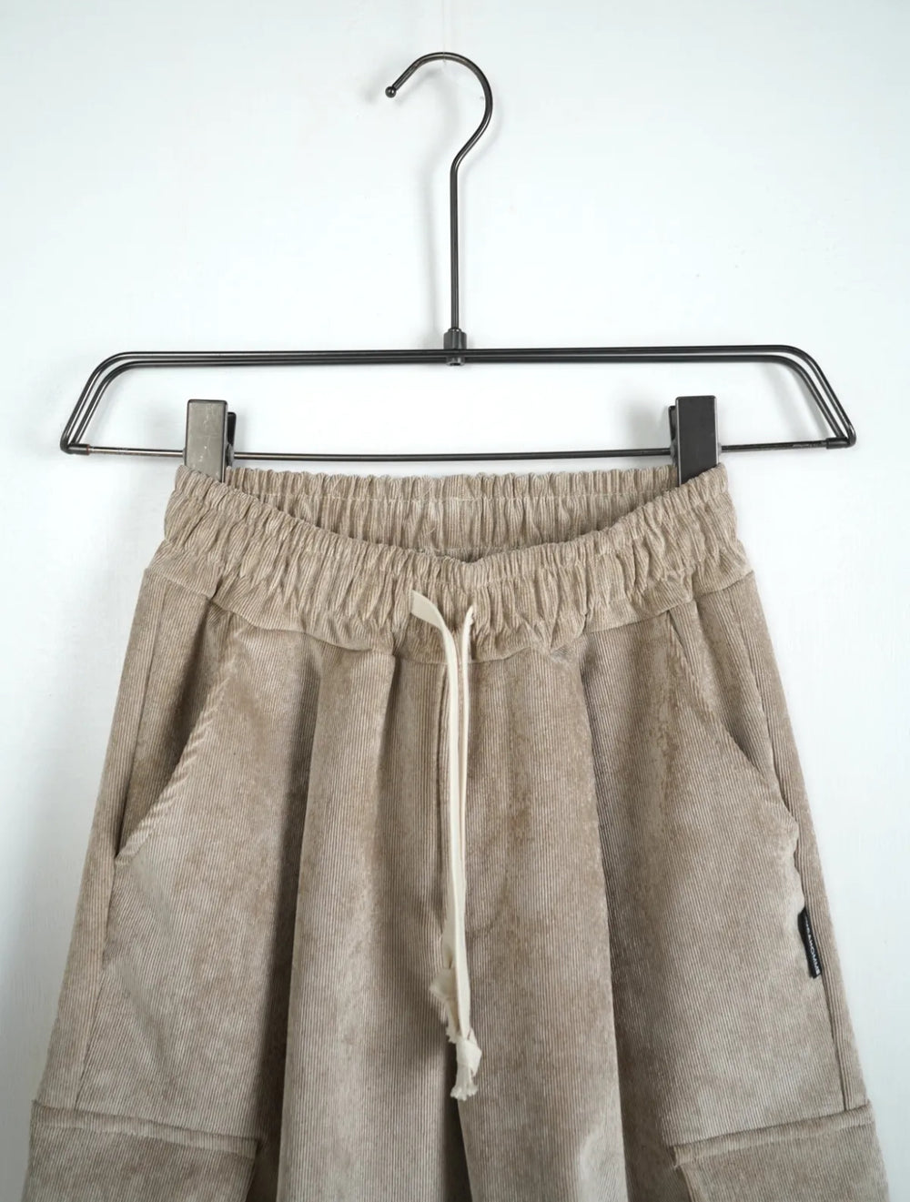 Pantalone Costine Beige Garzato Bambino Duca Homme | Caldo Streetwear Kids