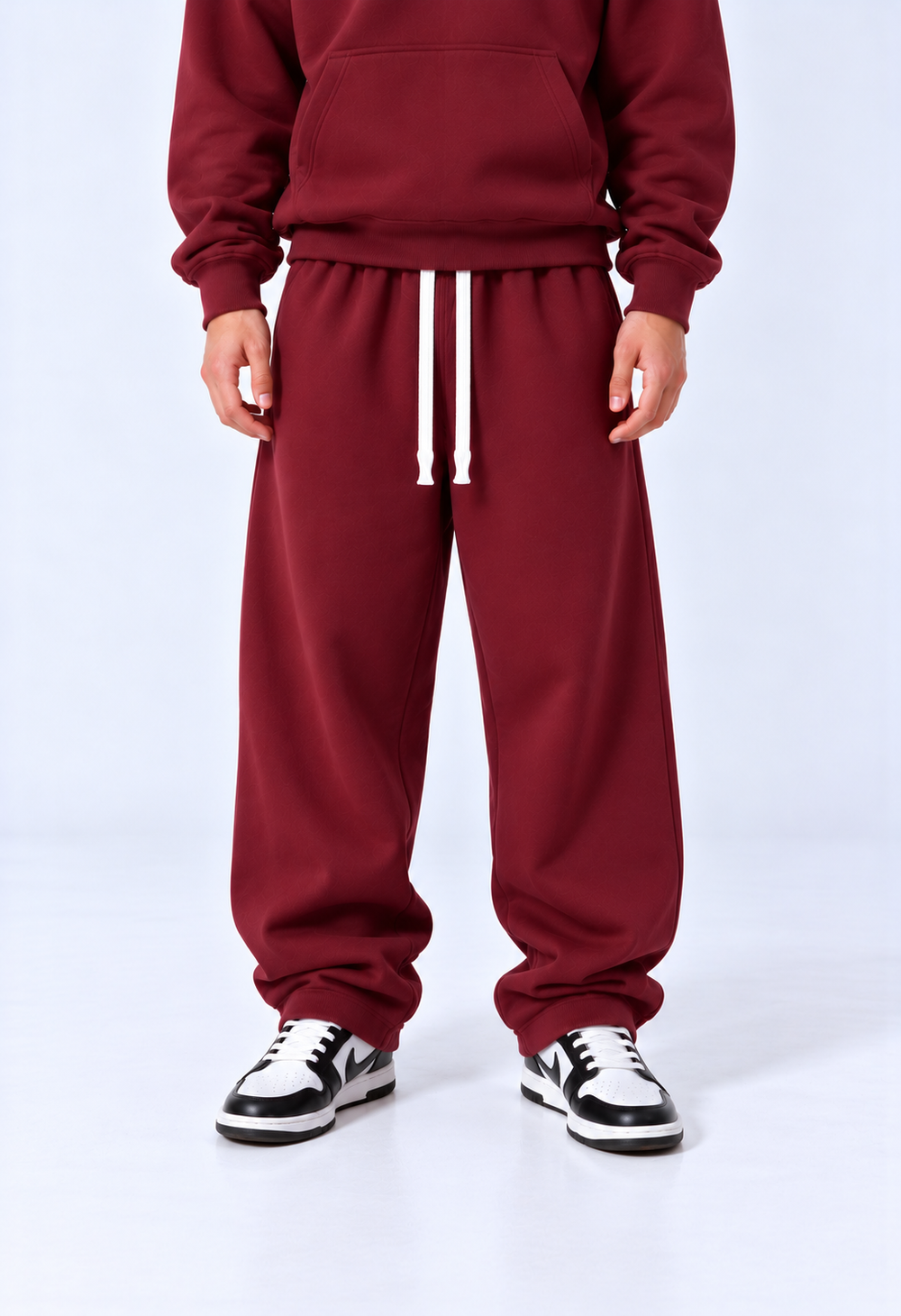 Completo Tuta Felpata Bambino | Duca Homme (bordeaux)