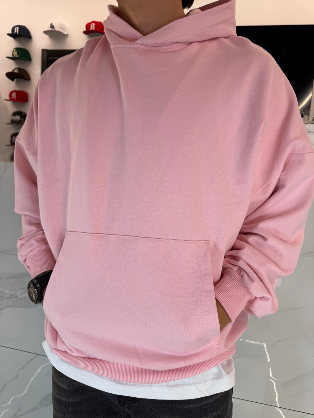 Felpa Garzata Rosa Duca Homme | Uomo