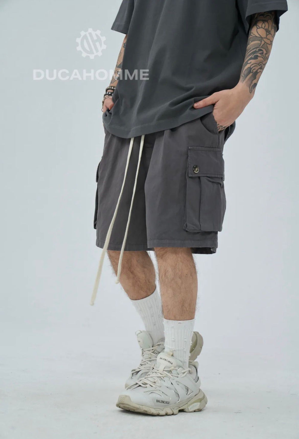 Bermuda Cargo Uomo | Duca Homme (grigio piombo)