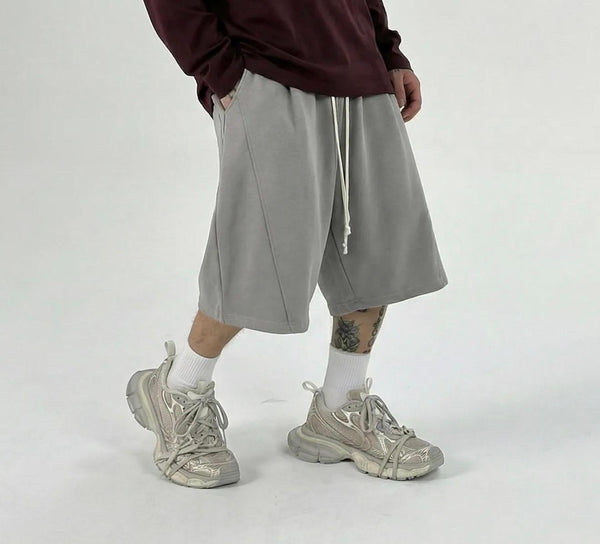 Bermuda Cotone Baggy | Duca Homme (grigio)
