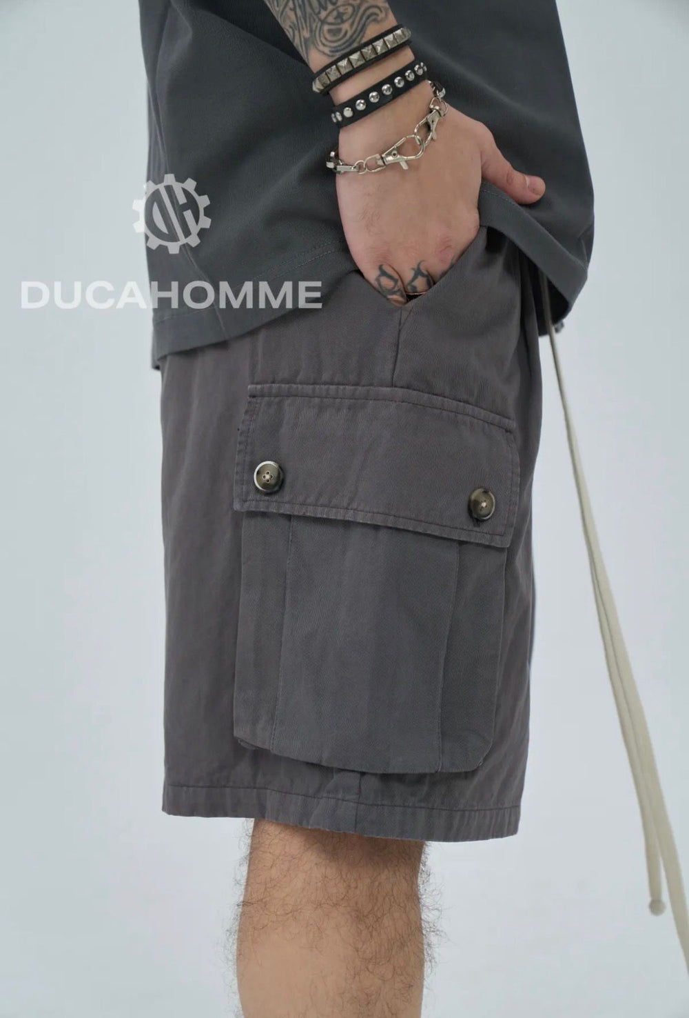 Bermuda Cargo Uomo | Duca Homme (grigio piombo)