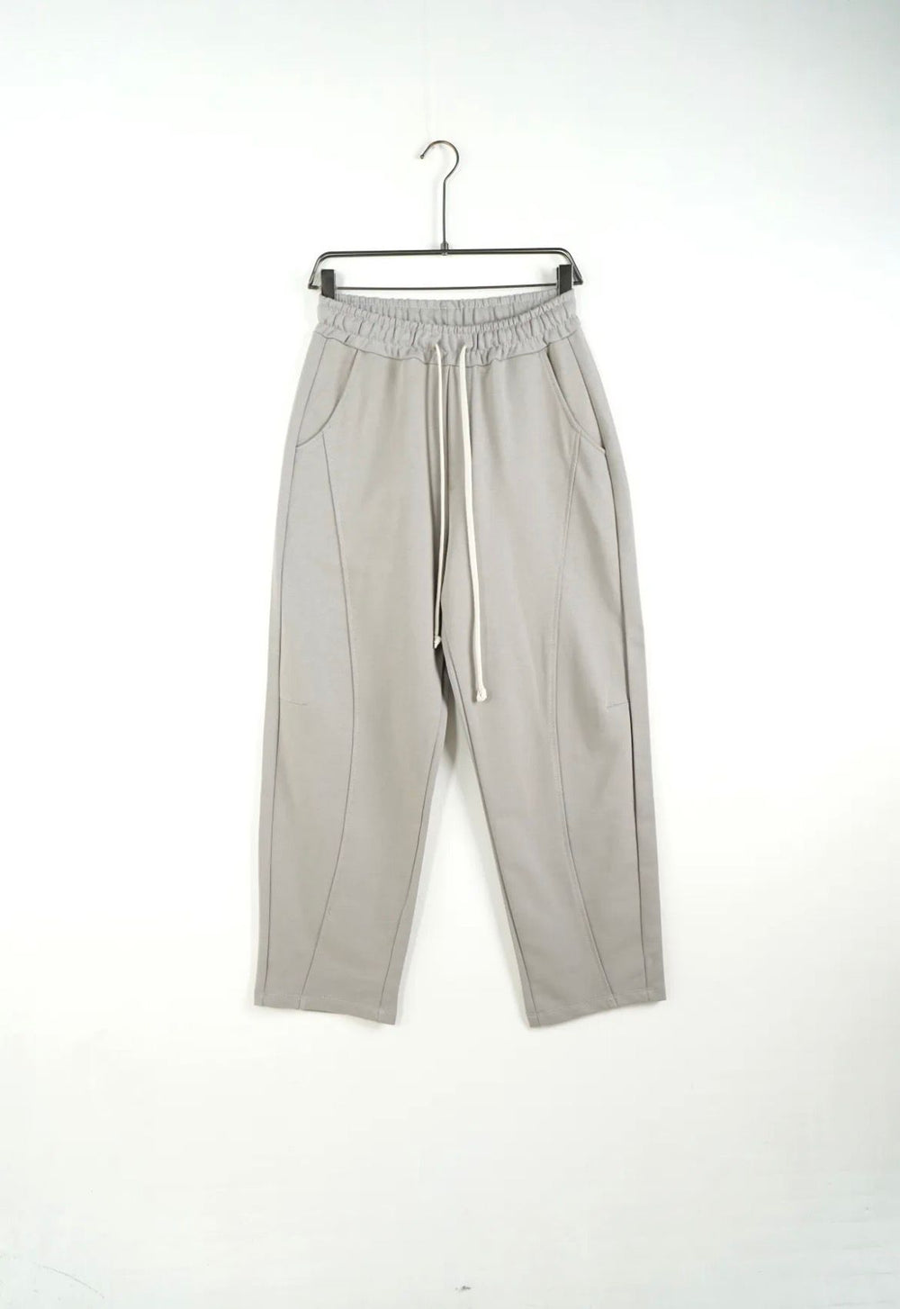 Completo Garzato Tuta Grigio chiaro Baggy Duca Homme | Felpa Pantalone Streetwear