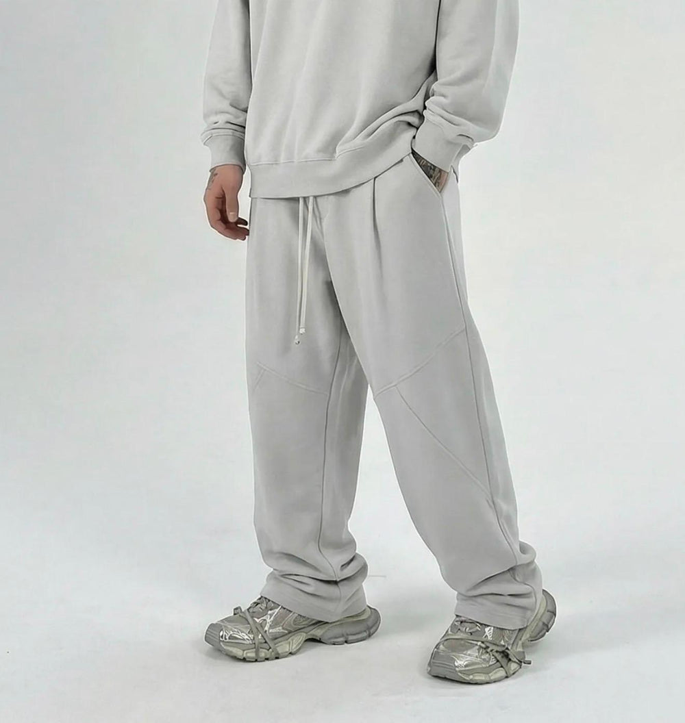Pantalone Tuta Garzata Baggy Uomo | Duca Homme ( grigio chiaro )