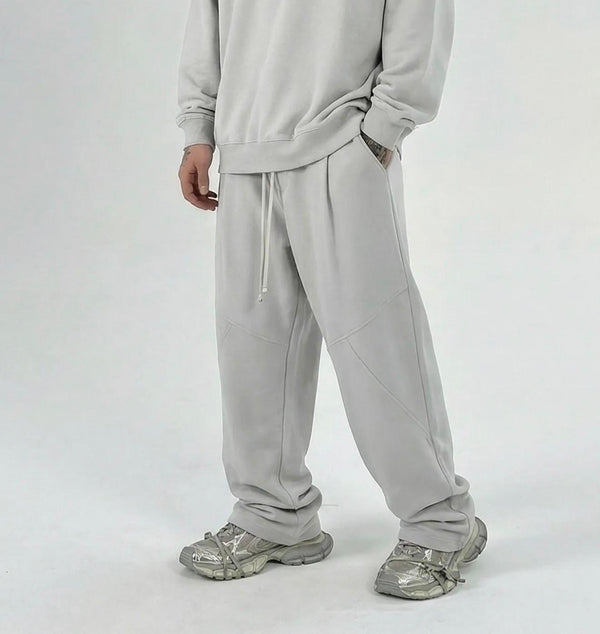 Pantalone Tuta Garzata Baggy Uomo | Duca Homme ( grigio chiaro )