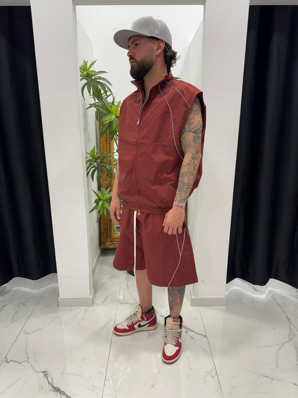Completo Tessuto Tcnico | Duca Homme (bordeaux)