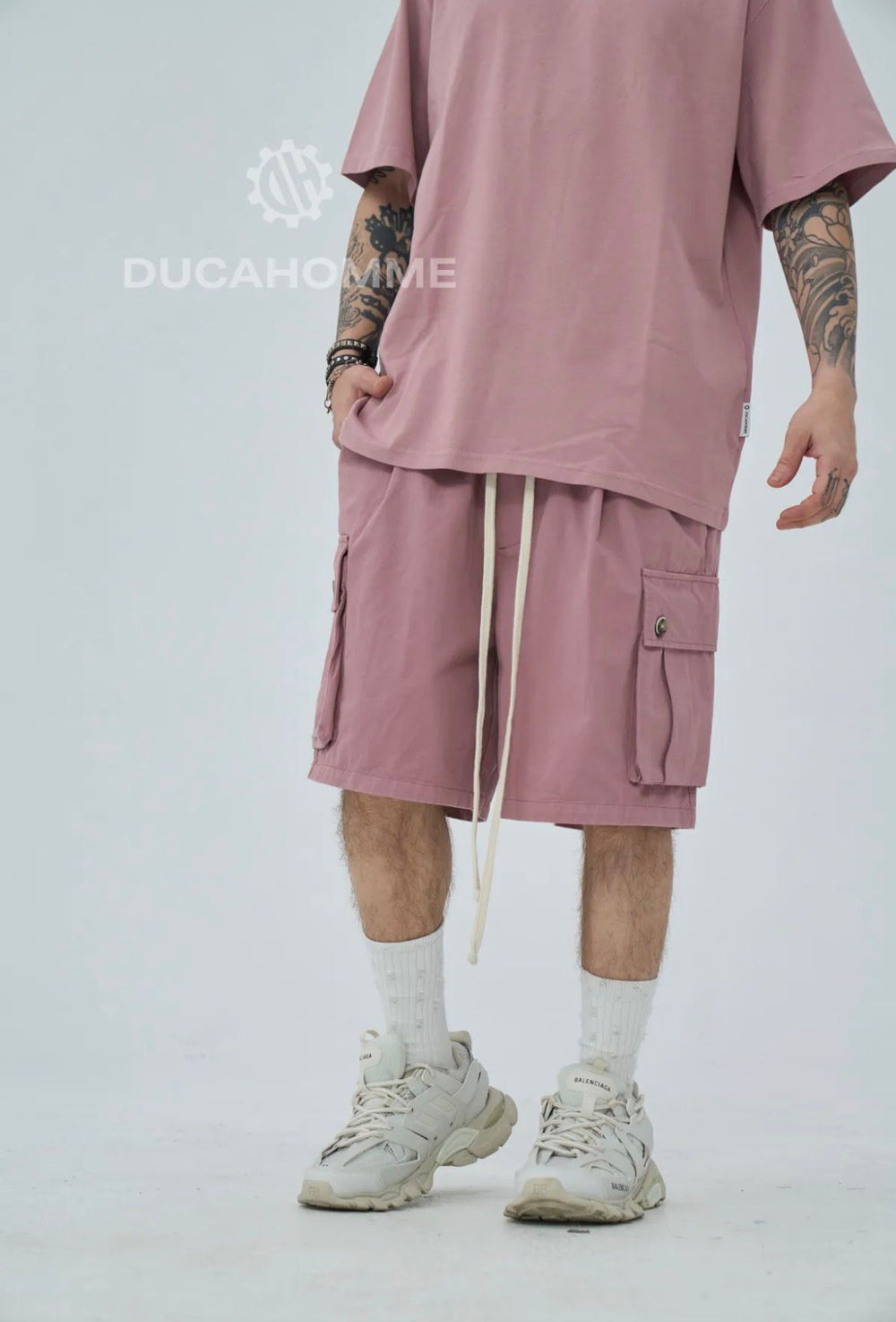Bermuda Cargo Uomo | Duca Homme (rosa)