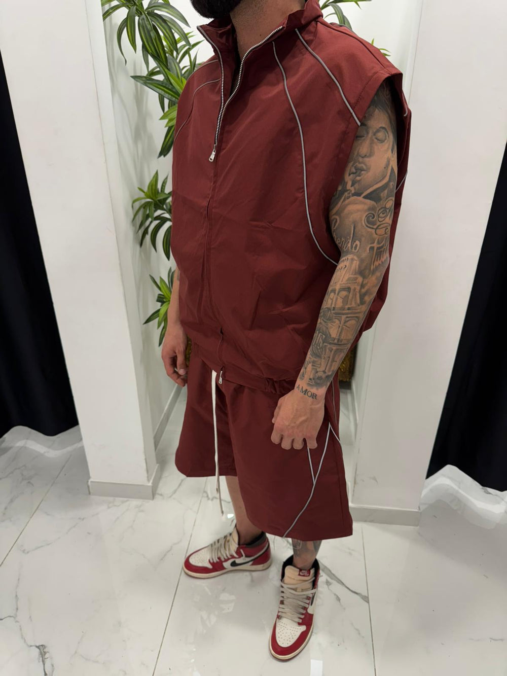 Completo Tessuto Tcnico | Duca Homme (bordeaux)