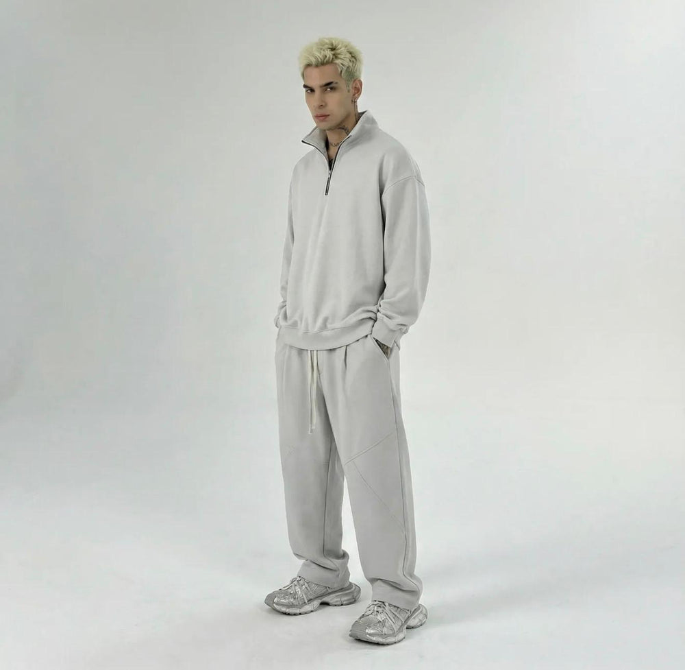 Pantalone Tuta Garzata Baggy Uomo | Duca Homme ( grigio chiaro )