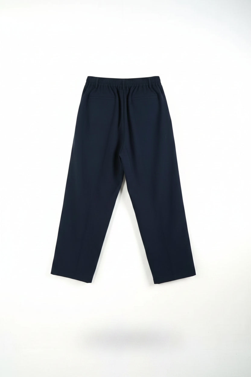Pantalone elegante cotone leggero baggy | Duca Homme (blu)