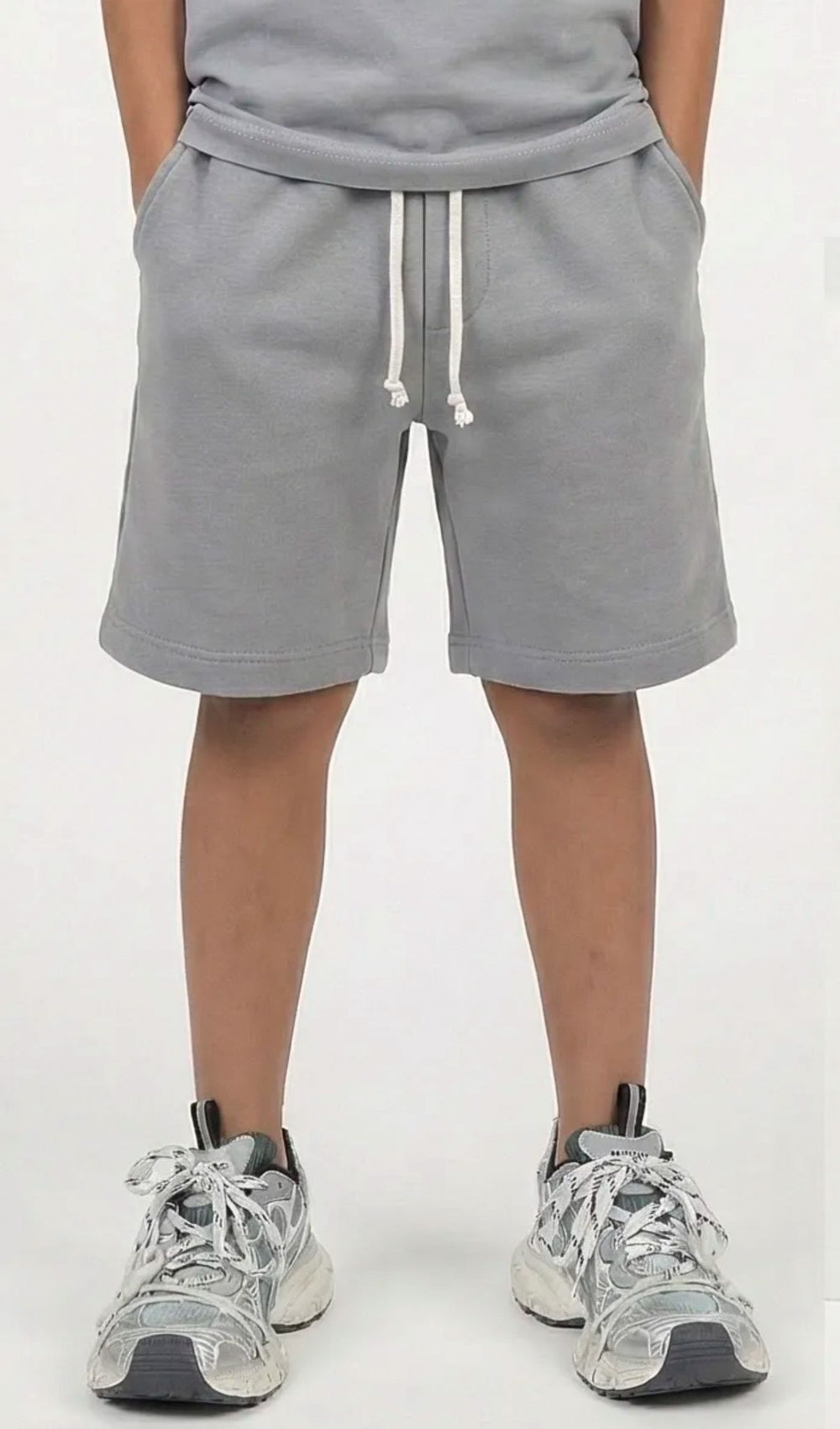 Bermuda Cotone Bambino | Duca Homme (grigio campus)