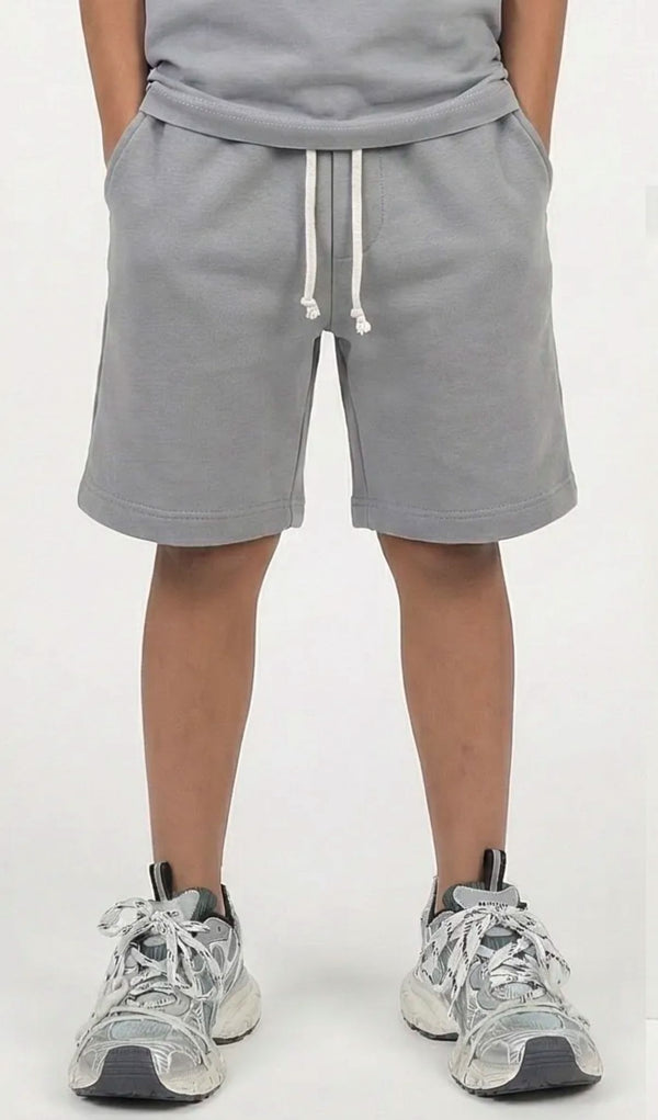 Bermuda Cotone Bambino | Duca Homme (grigio campus)