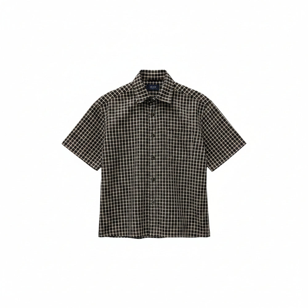 Camicia Quadri Bambino | Duca Homme (marrone)