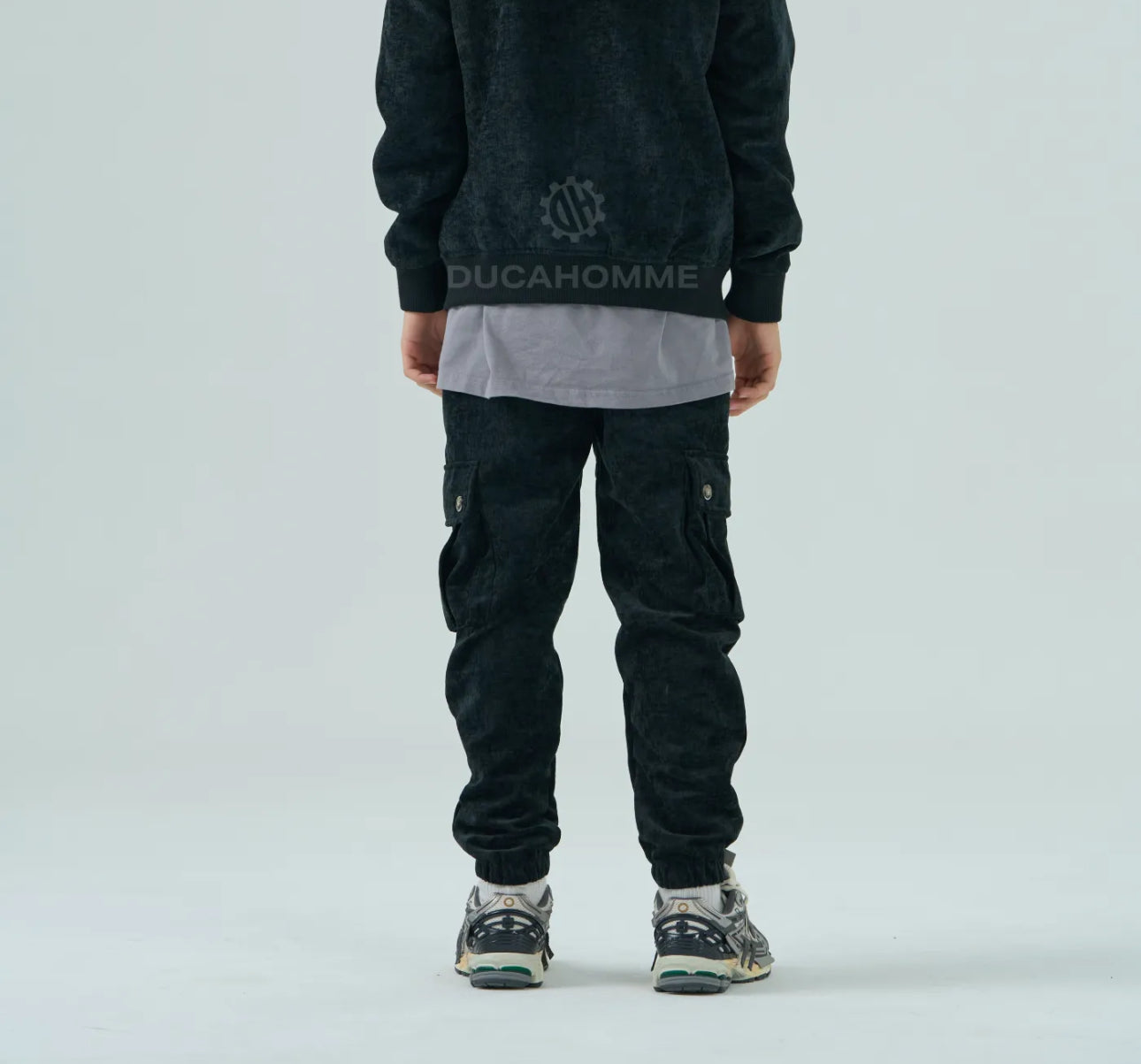 modello cargo con tasche bambino abbigliamento duca homme online