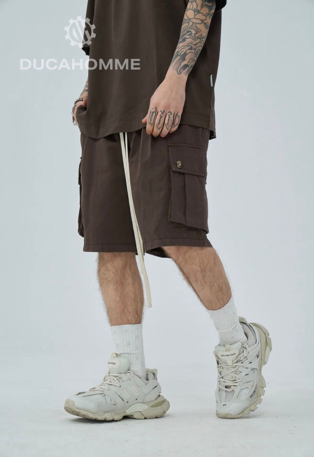 Bermuda Cargo Uomo | Duca Homme (marrone)