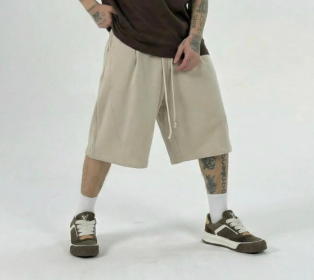 Bermuda Cotone Baggy | Duca Homme (beige)
