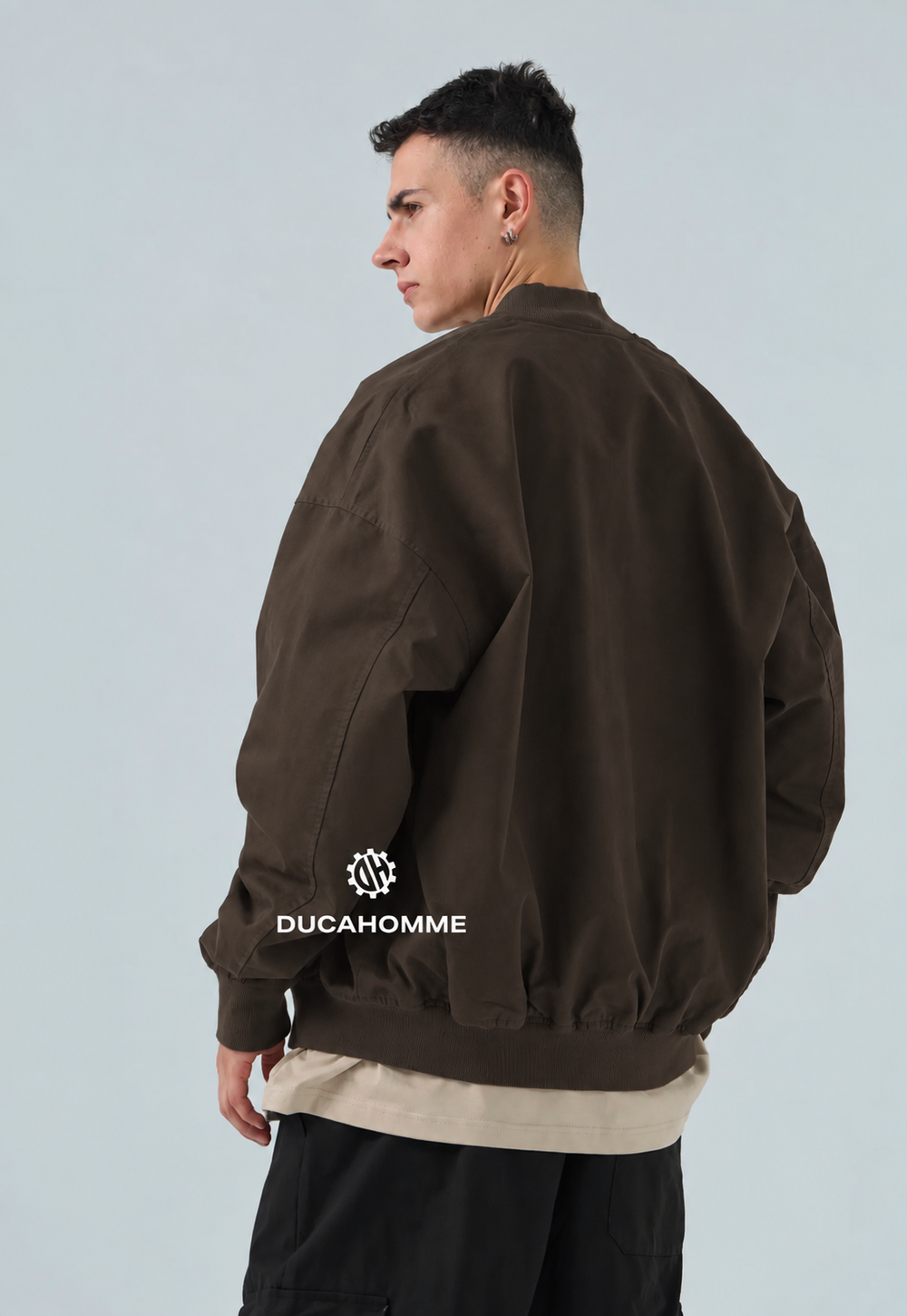 Bomber Oversize-Duca Homme (marrone)