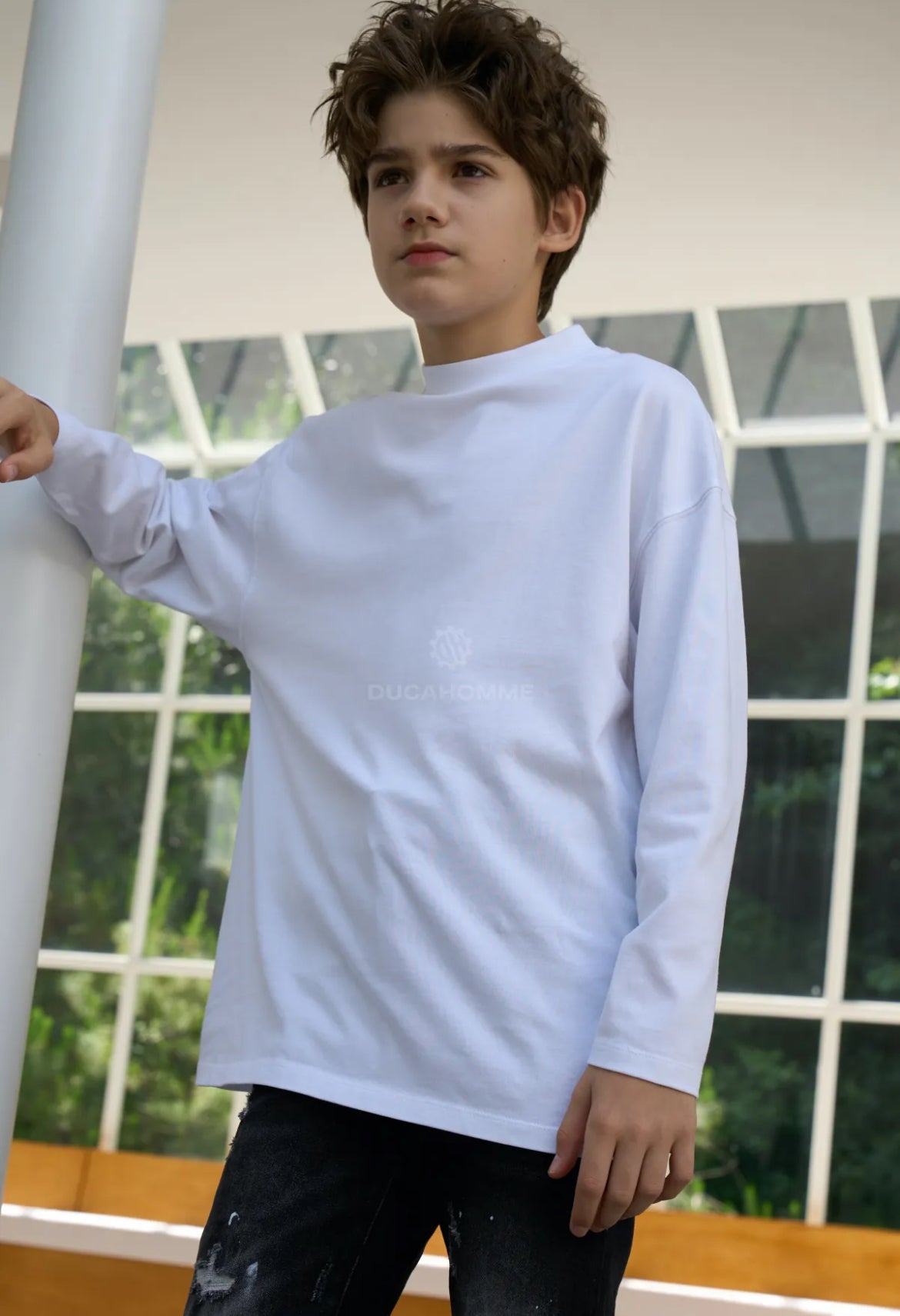 t shirt duca homme uomo maglietta doppia manica roma est