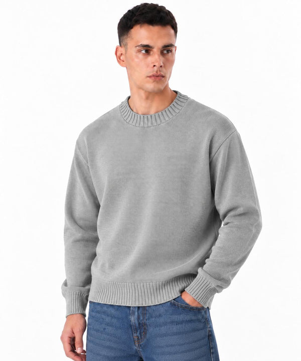Maglione Girocollo-Duca Homme (grigio)