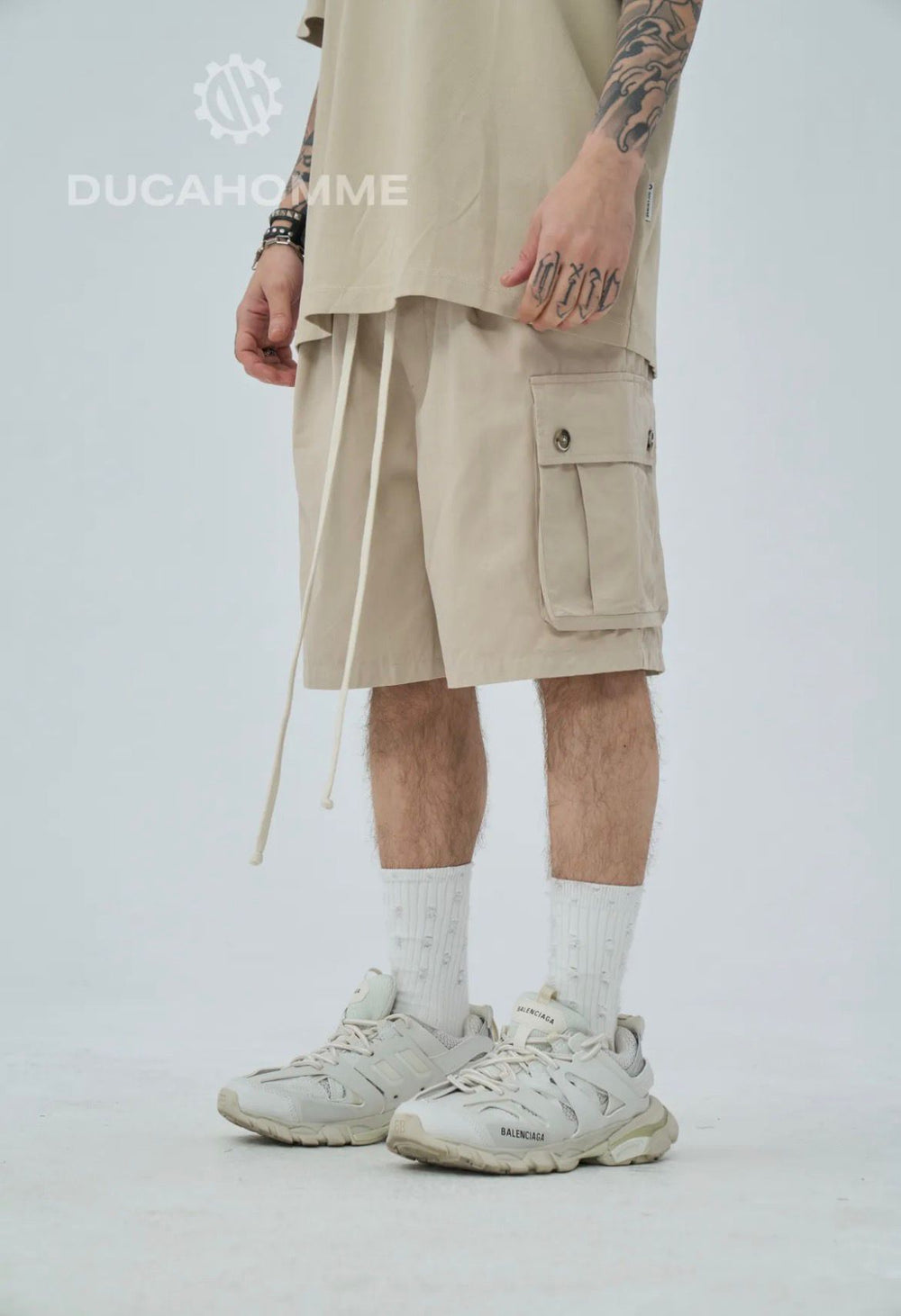 Bermuda Cargo Uomo | Duca Homme (beige)