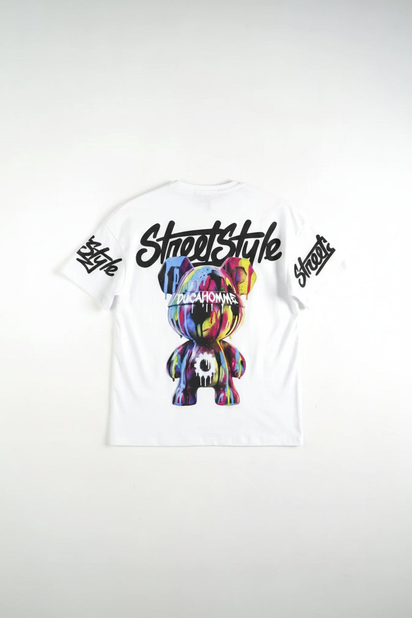 T-shirt stampa bambino | Duca Homme (bianco)