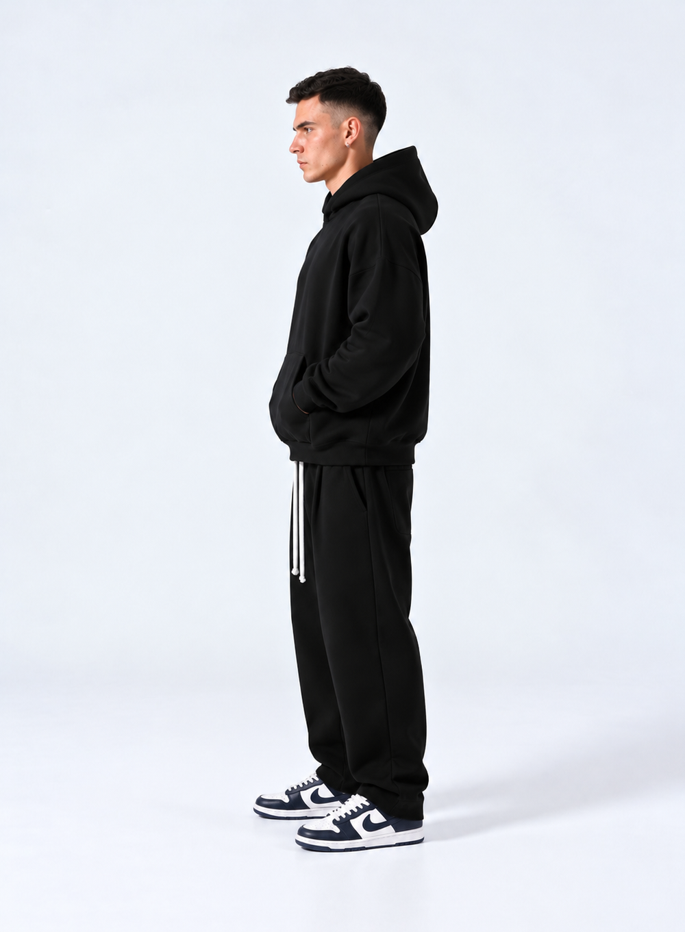 Completo Felpato Balloon Fit | Duca Homme (nero)