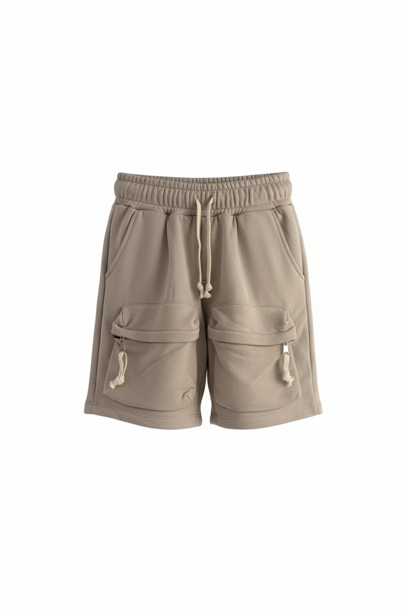 Bermuda Cargo Frontale Bambino | Duca Homme (grigio)