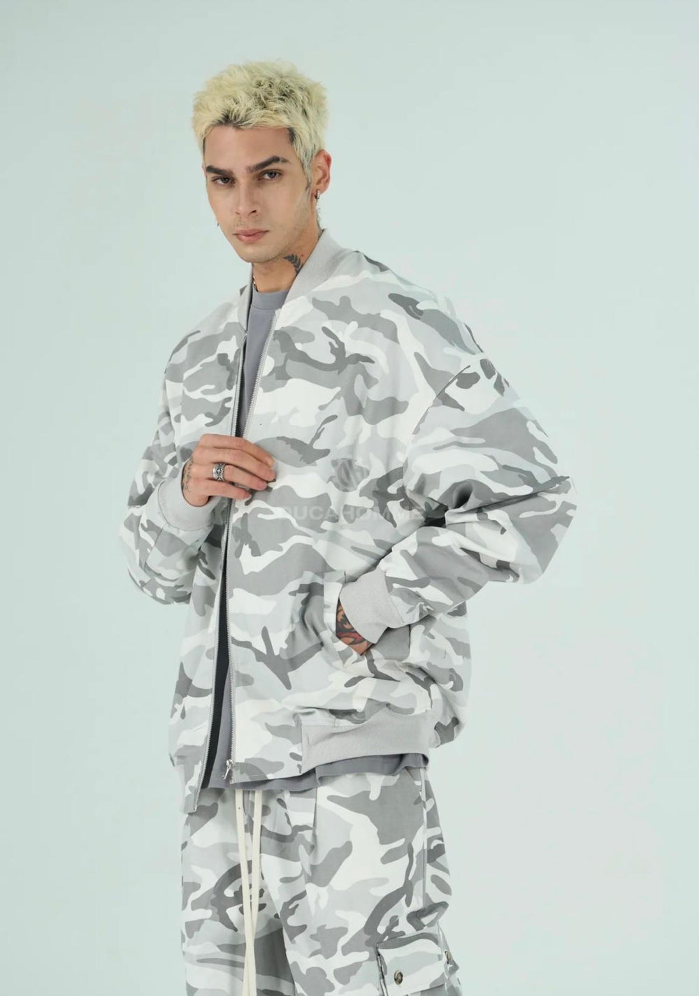 Giacca Camo-Duca Homme (grigio)