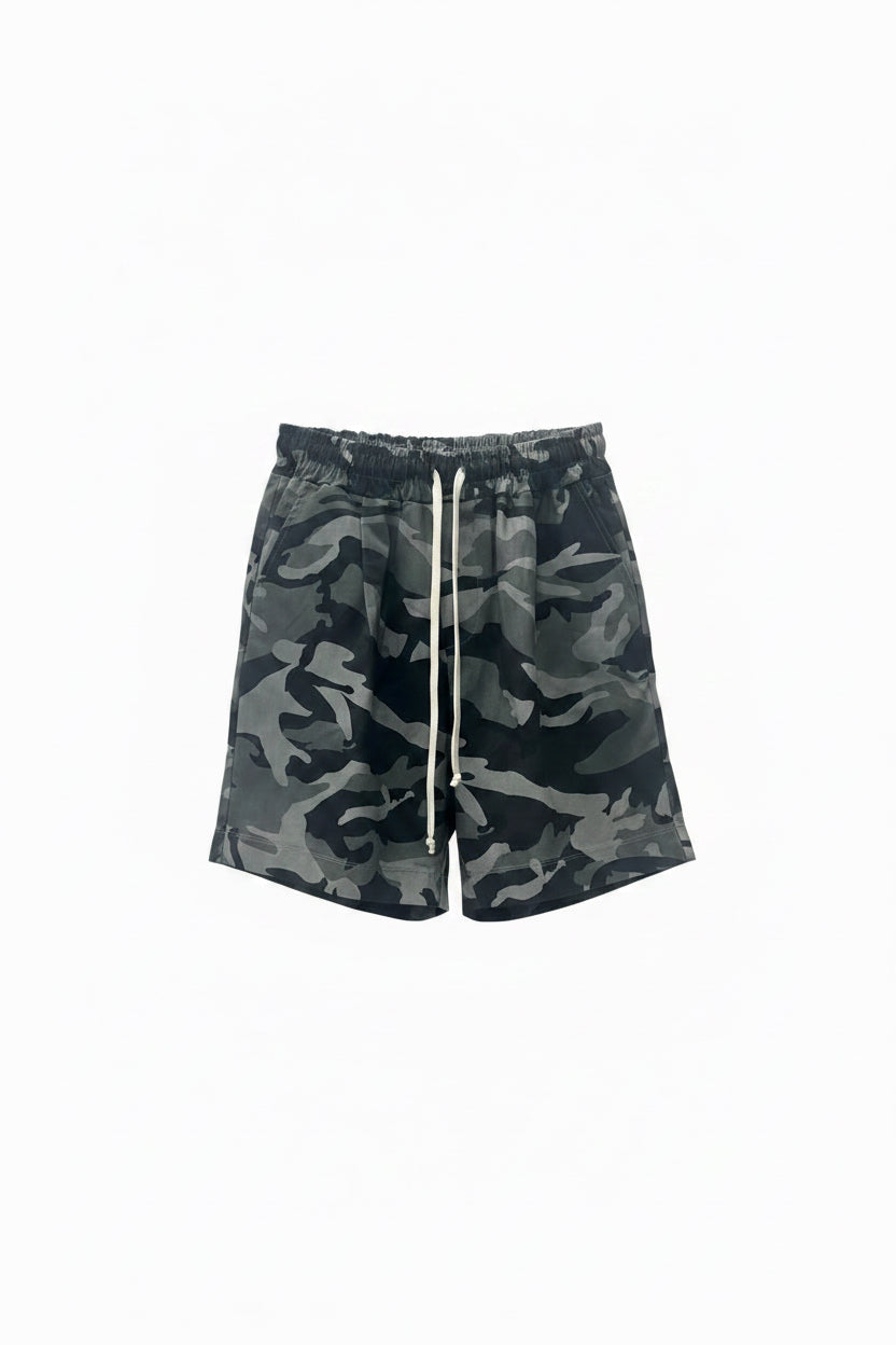 Bermuda camo over | Duca Homme (nero)