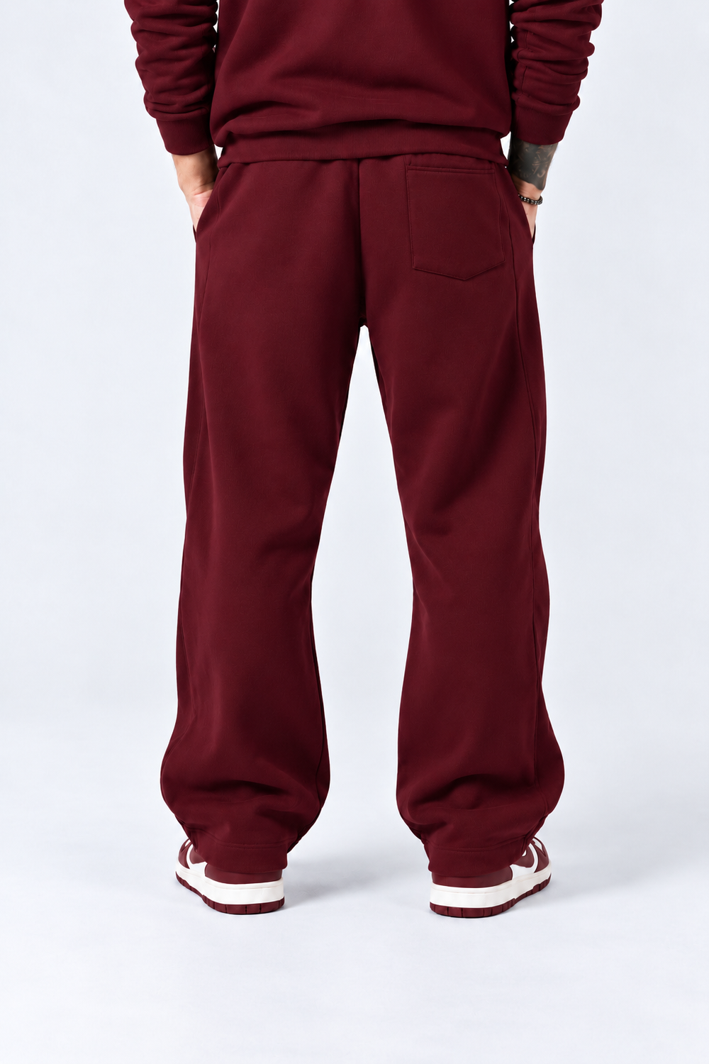Pantatuta Felpata Baggy | Duca Homme (bordeaux)