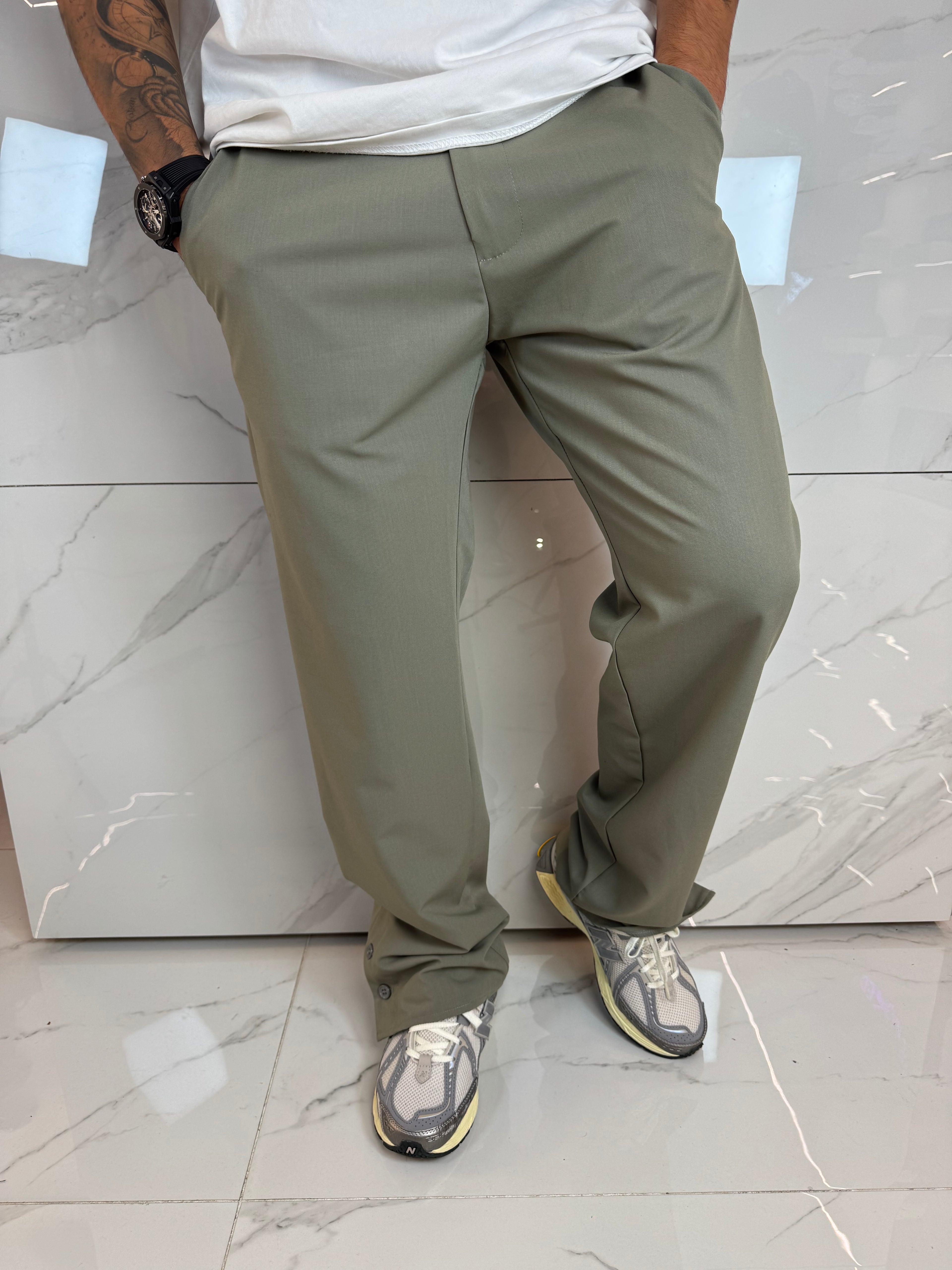 pantaloni eleganti baggy uomo abbigliamento duca homme negozio a roma