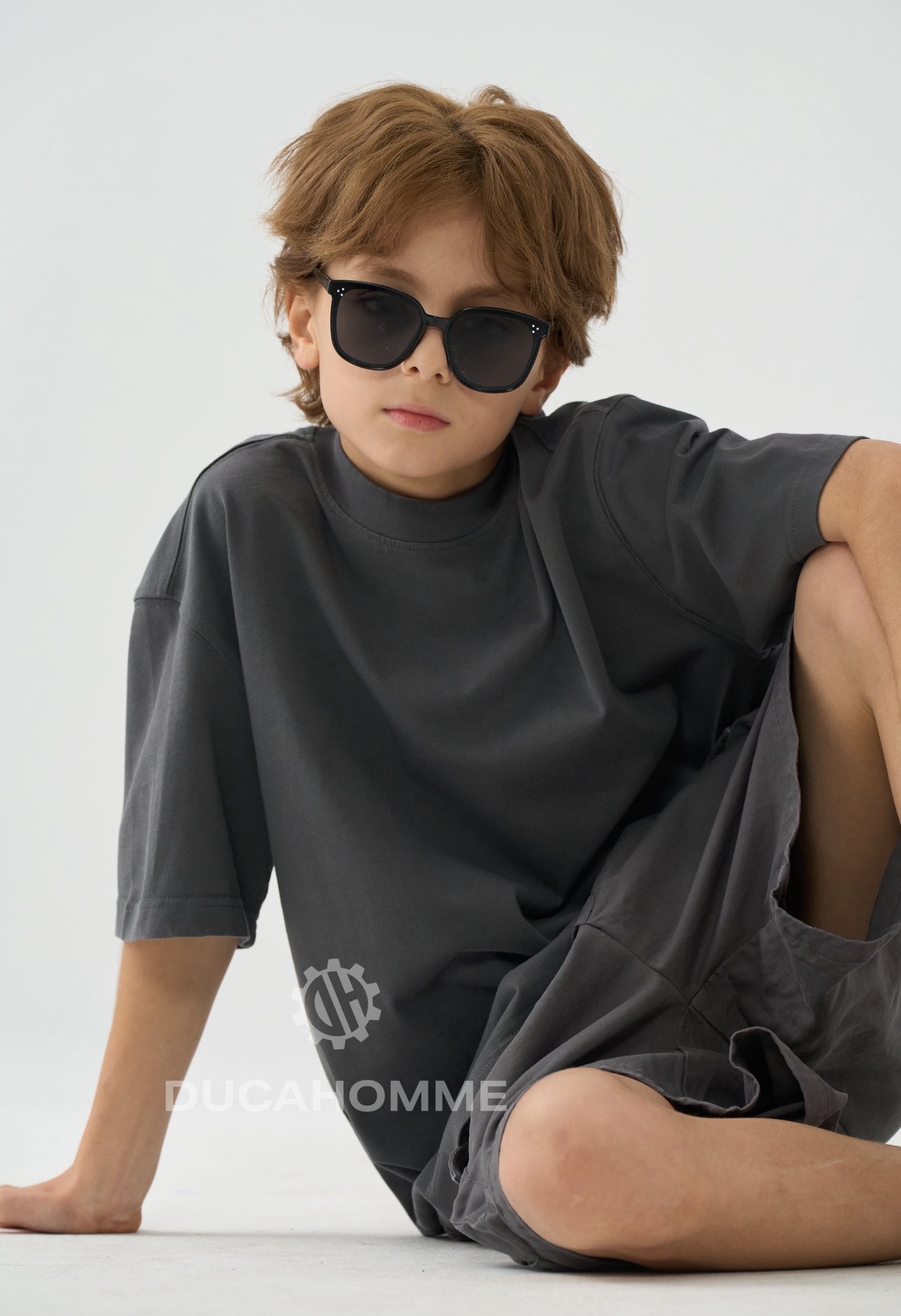 t shirt duca homme girocollo ragazzo