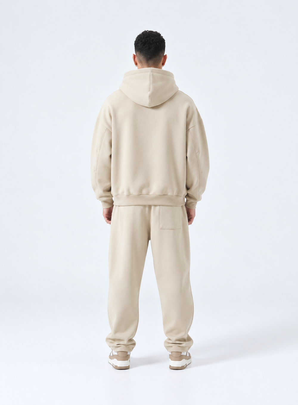 Completo Felpato Balloon Fit | Duca Homme (beige)