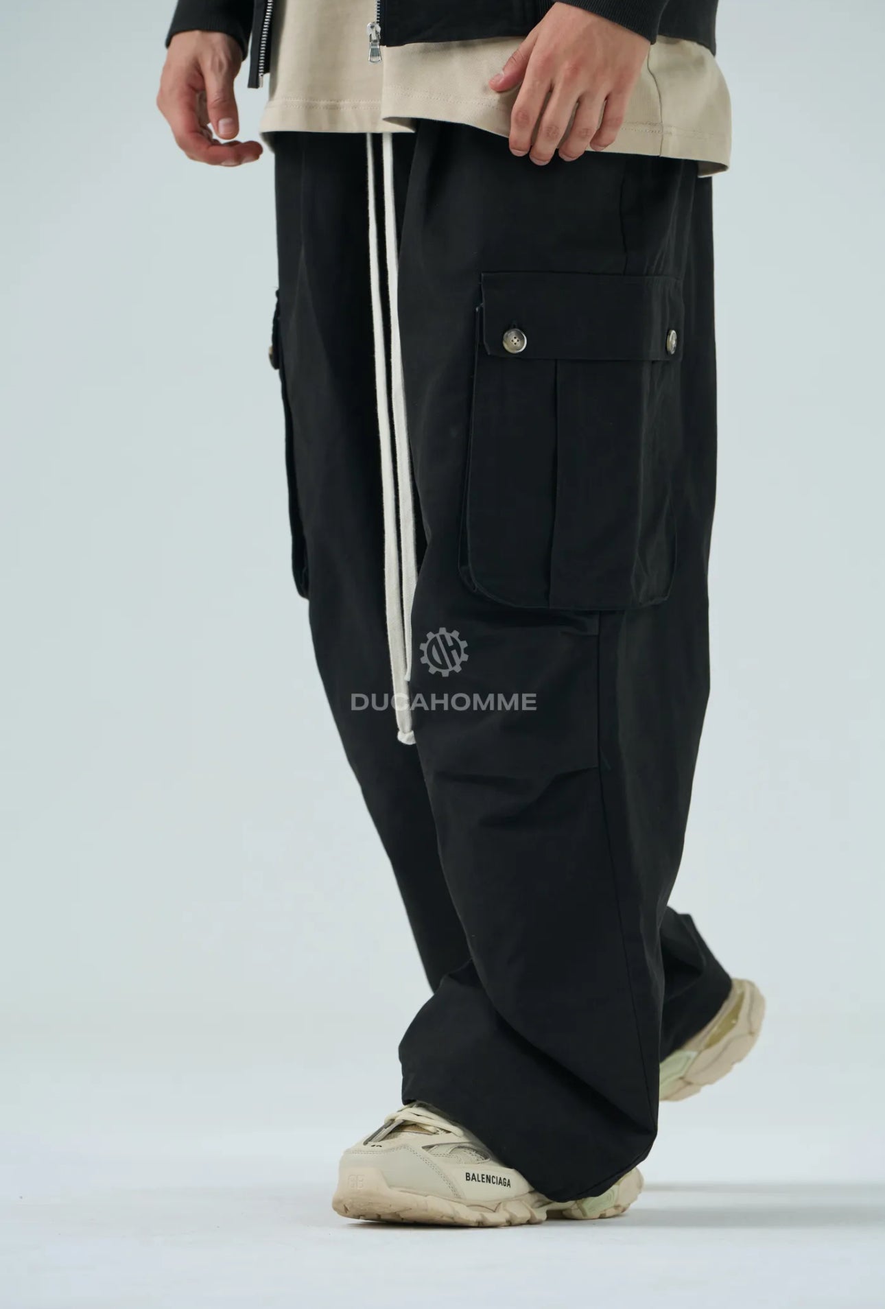 pantaloni cargo uomo abbigliamento duca homme moda ragazzi e adulti