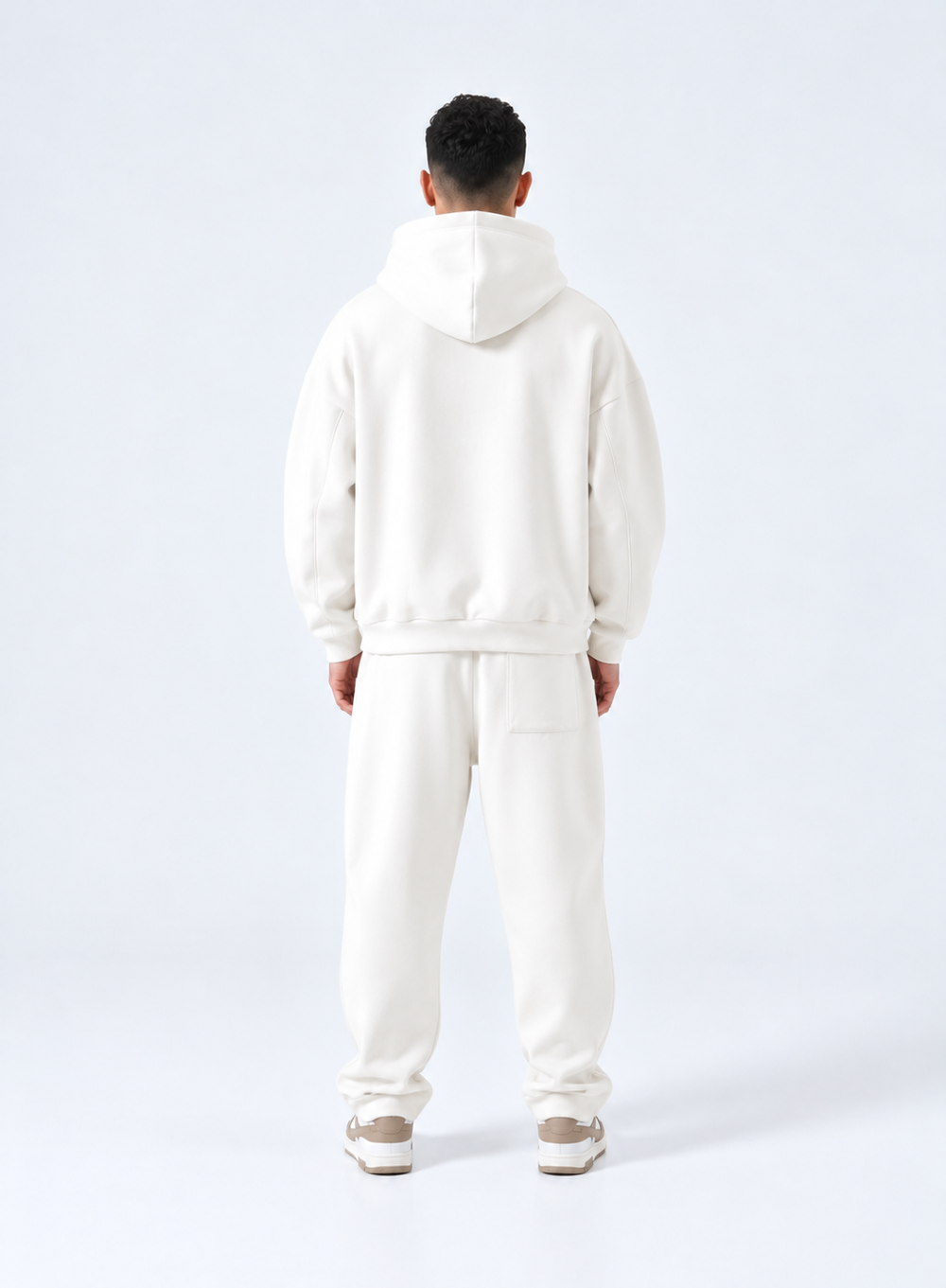 Completo Felpato Balloon Fit | Duca Homme (bianco)