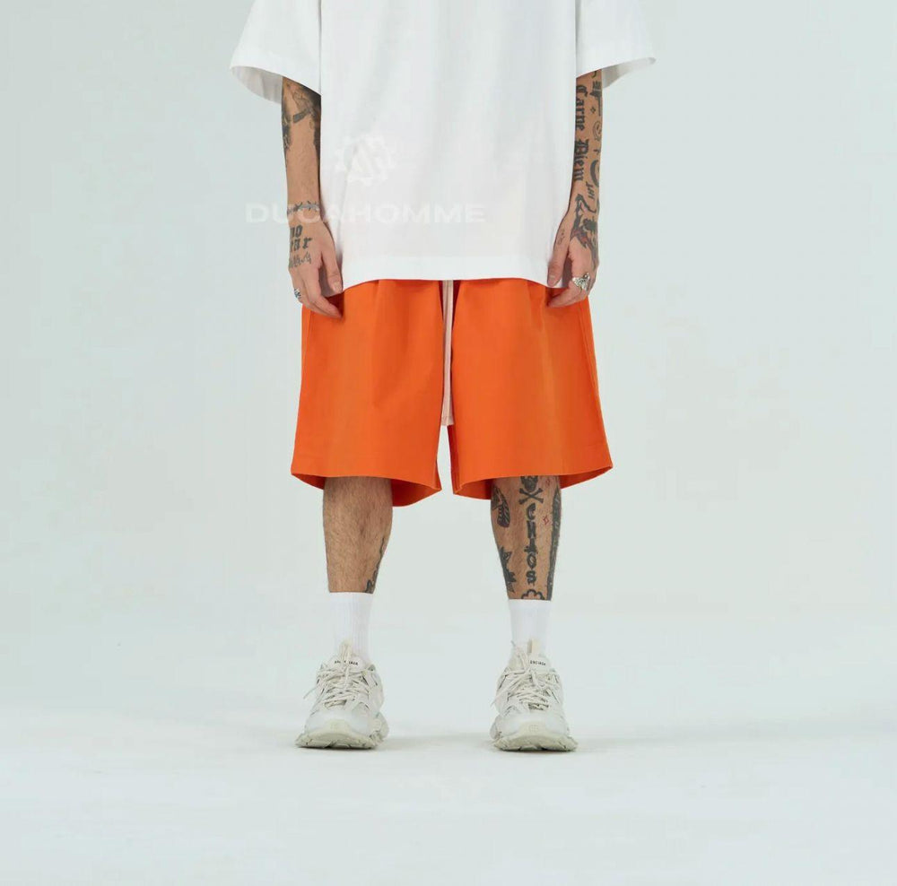 Bermuda Oversize Cotone Uomo | Duca Homme (arancione)