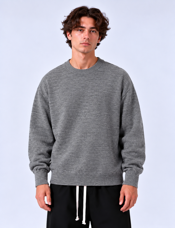 Maglione Girocollo | Duca Homme (grigio)