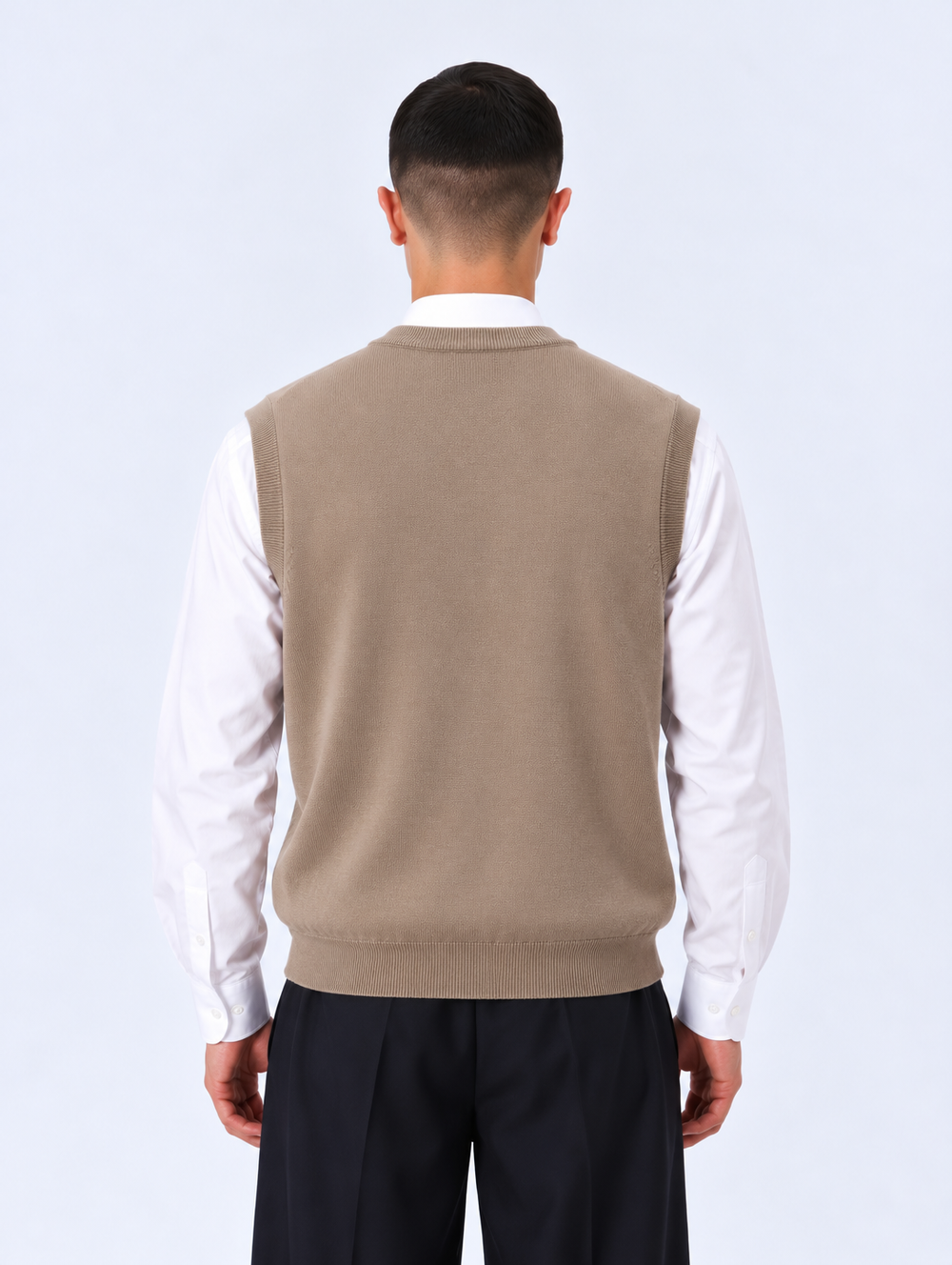 Gilet Girocollo | Duca Homme (beige)