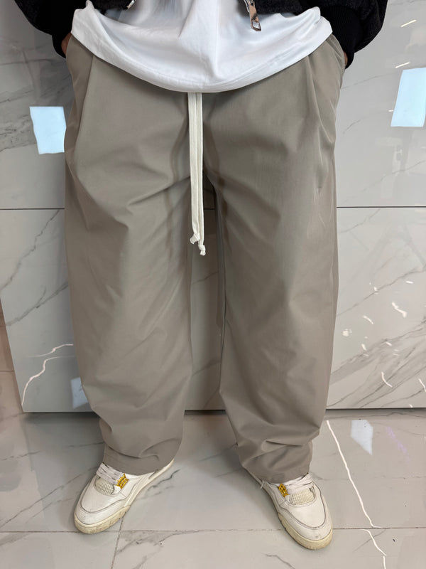 Pantaloni in Cotone Duca Homme Uomo | Oversize Baloon Fit | Fango