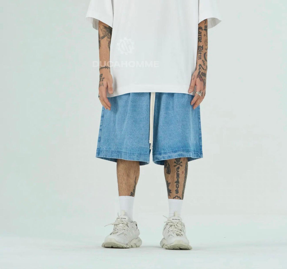 Bermuda Jeans Baggy | Duca Homme (chiaro)