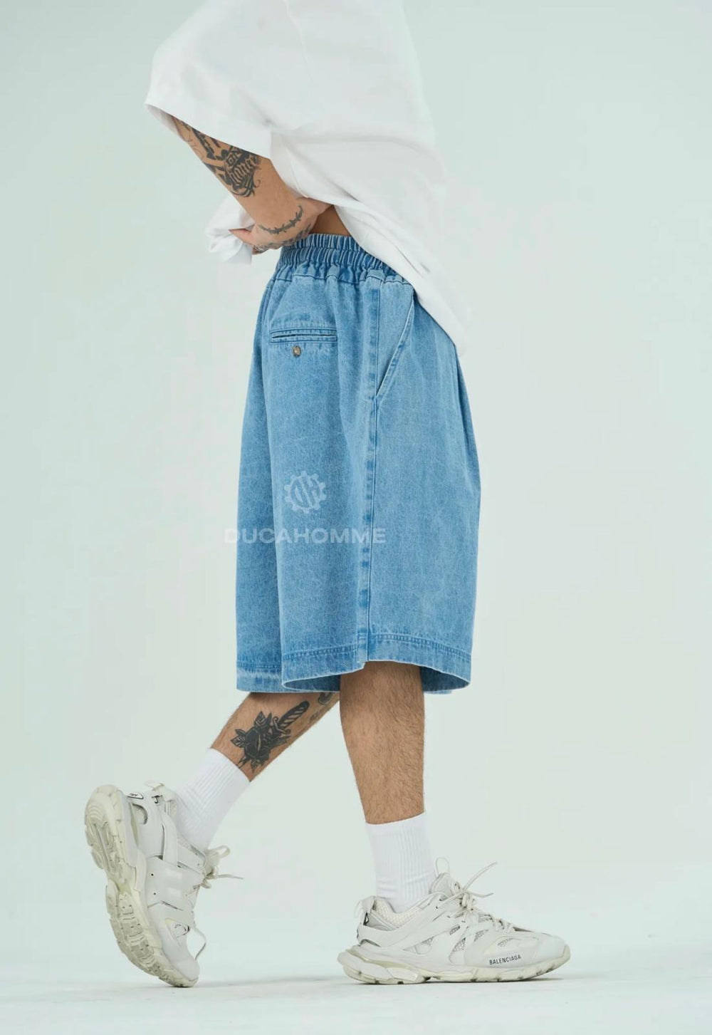 Bermuda Jeans Baggy | Duca Homme (chiaro)