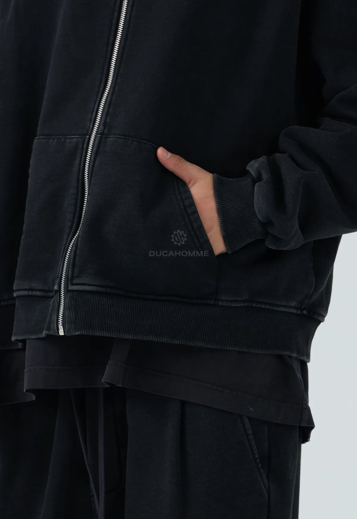 tuta completa da uomo duca homme vestibilità baggy fit