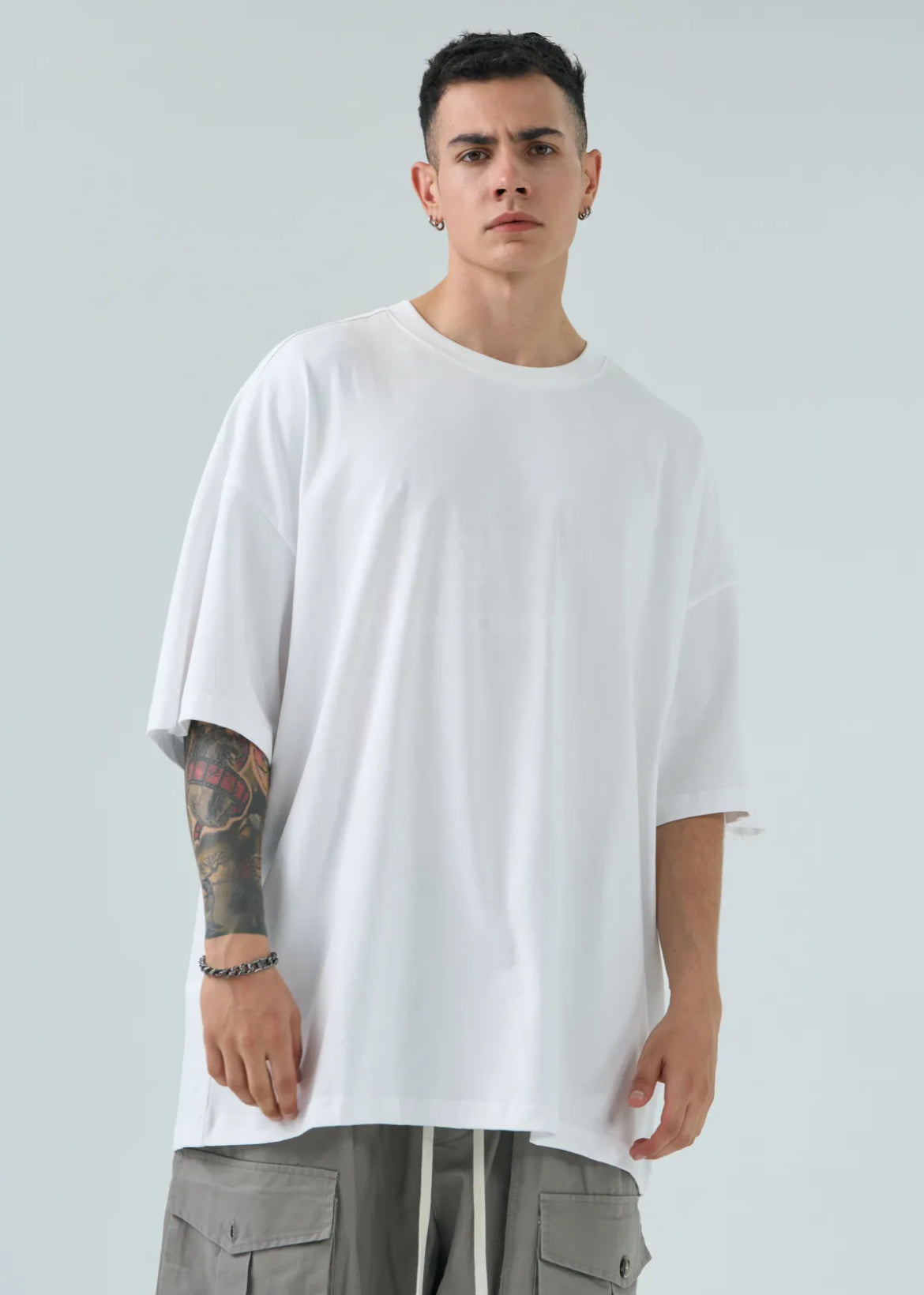 maglietta duca homme uomo collo a giro