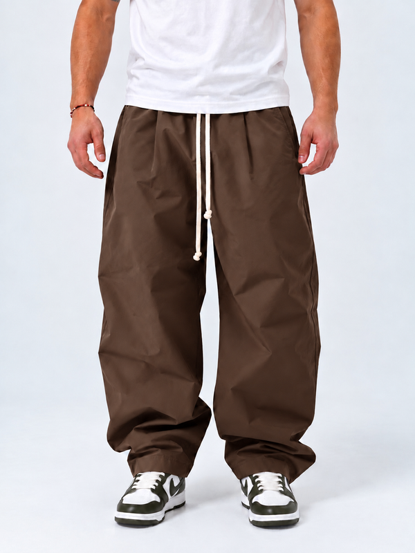 Pantalone Balloon | Duca Homme (marrone)