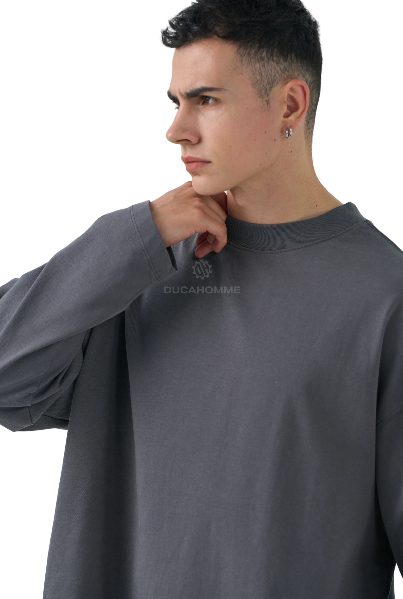 t shirt duca homme uomo manica lunga